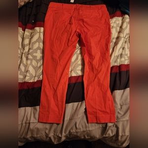 New York and Company Slim Leg Ankle -Coral